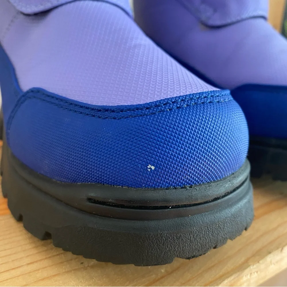 L.L. Bean Purple Retro Colorblock Insulated Waterproof Winter Snow Boots 4